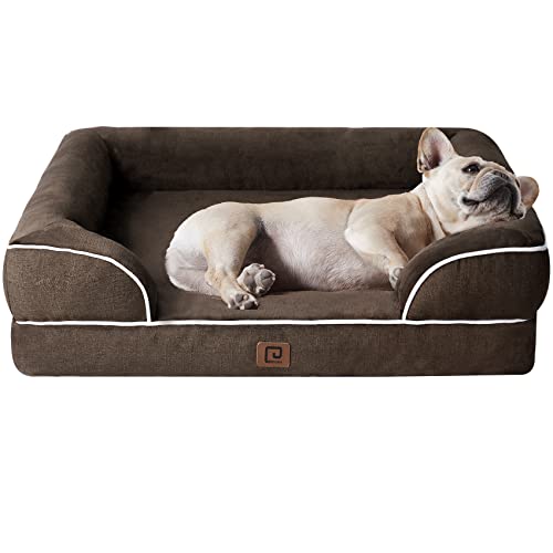 Orthopedic Dog Bed Medium Size Dog (Brown / 30.0"l X 20.0"w X 6.5"th)