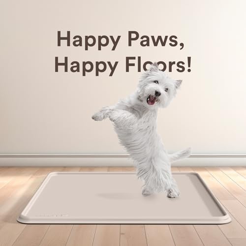 Pee Pad Tray Holder for Dogs (Small / Beige)