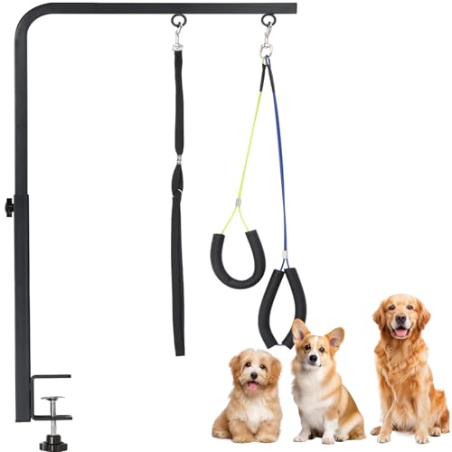 Adjustable Pet Grooming Arm with Clamp for Small & Medium Large Dogs (Style 1 / Medium)