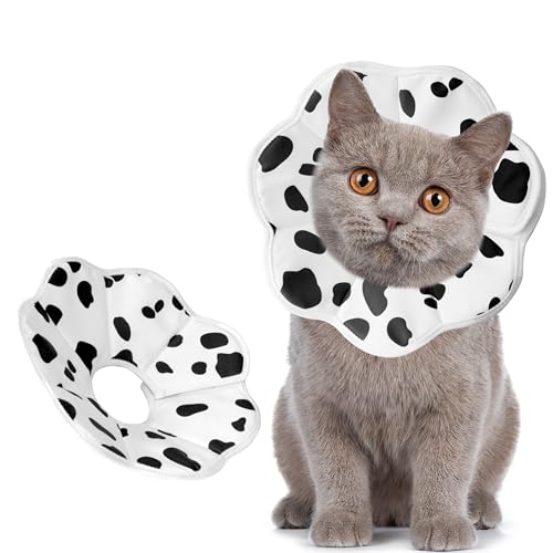 Soft Adjustable Cat Cone Collar (Milk / X-Small)