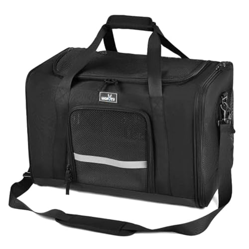 Dog Carriers for Small Dogs (19.3"L x 13"W x 13"H / 2.0 Black)