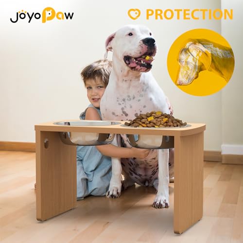Elevated Dog Bowls (Natural / X Large: 13'' Tall-68 oz Bowl)