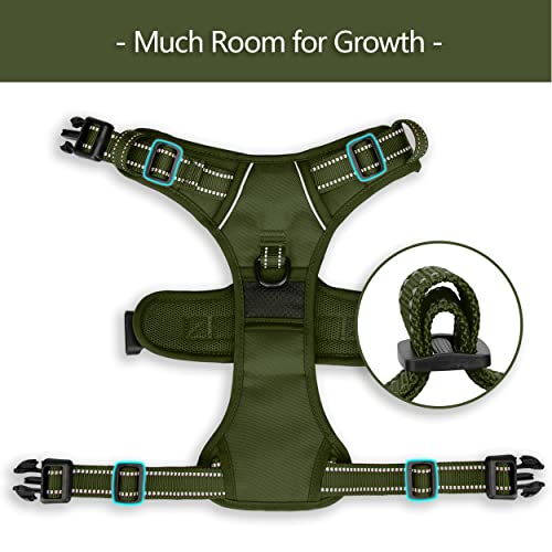 No Pull Dog Harness (XS / Military Green)