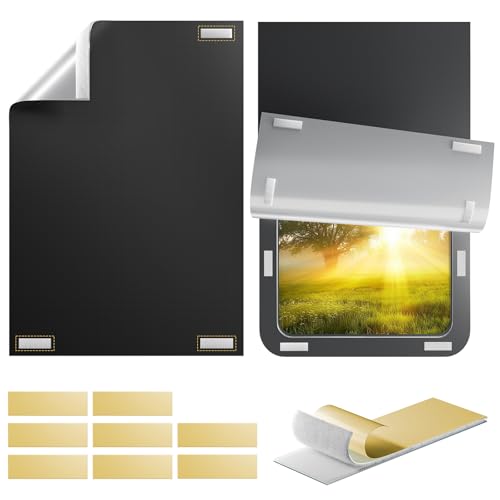 RV Door Window Shade Cover 16" × 25" (Black / 16"W x 25"H)