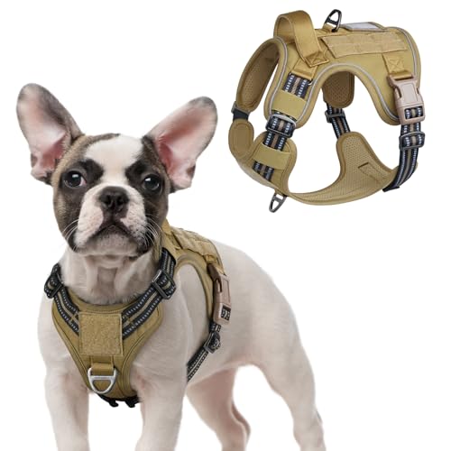 Tactical Dog Harness for Small (Brown / Small)