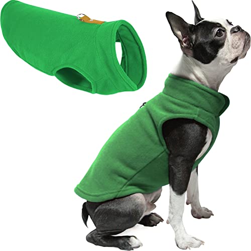 Fleece Vest Dog Sweater (Green / X-Large (Around 23-lb))