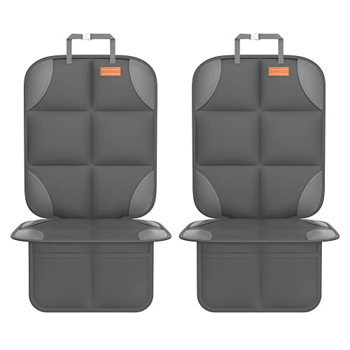 2 Pack Car Seat Protector (Dark Gray / 2PS)