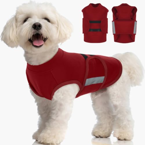 Dog Anxiety Relief Coat (Rosy-Red / X-Small)