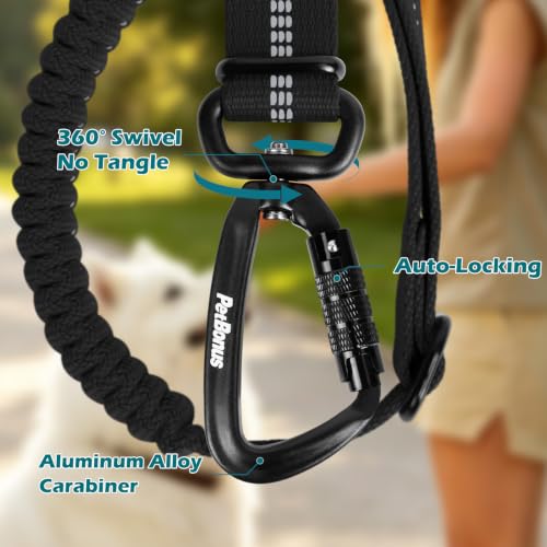 2 Pack Dog Seat Belt for Car (Black, Black / 2 Packs)