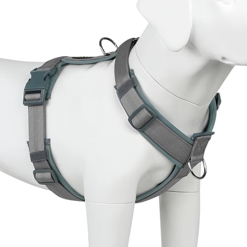 No Pull Dog Harness (L / Gray)