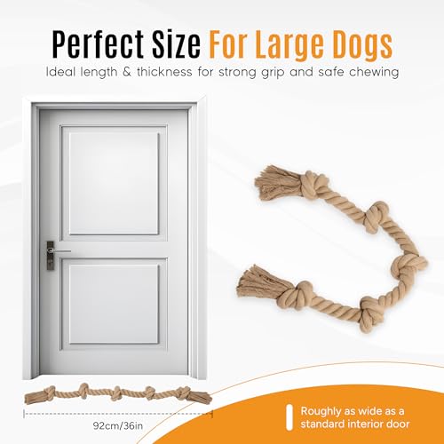 Pets Dog Rope Toy for Large Dogs (Beige)