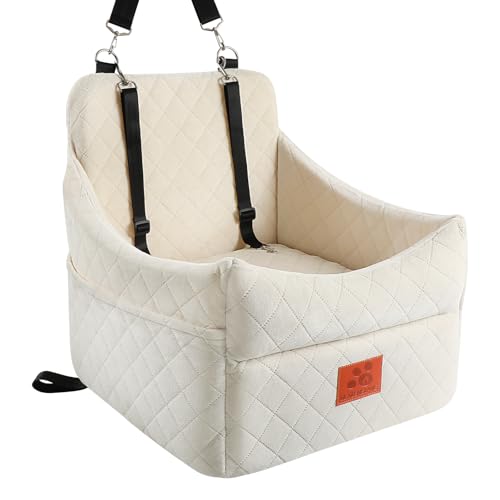 Dog Car Seat for Small (Beige)