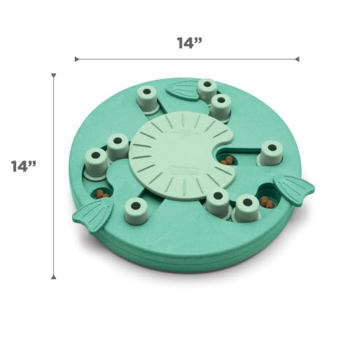 Nina Ottosson Dog Worker Dog Toy Treat Puzzle (Dog Worker (Green) / 1 Count (Pack of 1))