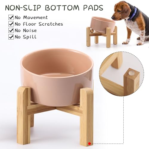 Khaki Elevated (Khaki / 3.6 CUPS - Medium Dog Bowls)