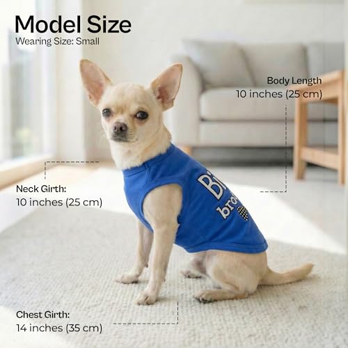 Dog Shirt 100% Cotton Shirts for Small Dogs (X-Small (3-5lbs))