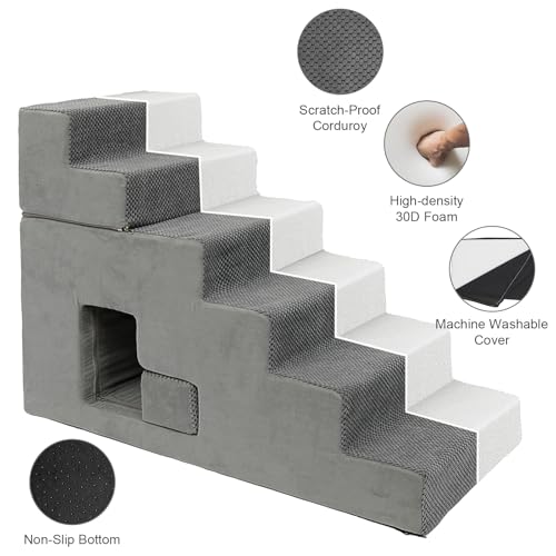 Dog Stairs for Small Dogs 27”H