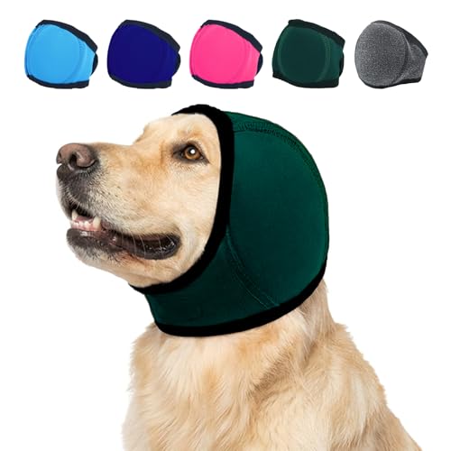 Dog Ear Muffs Noise Protection (S / Dark Green)