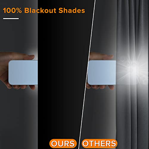 Portable Blackout Curtains (57"W x 118"H)