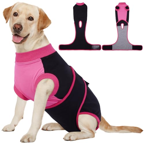 Dog Recovery Suit (Black / XX-Large)