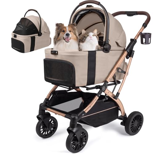 Small Dog Stroller (KHAKI)