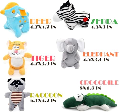 Dog Squeaky Toys for Small Dogs (12 Pack / Small)