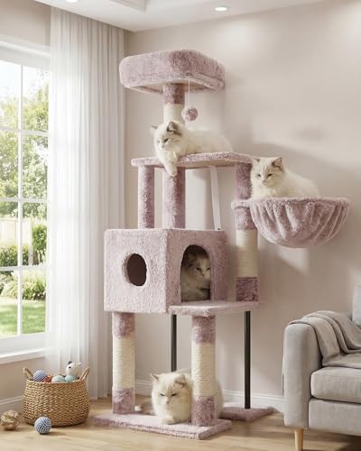 Cat Tree with Toy (49.2 inch / Muchroom)