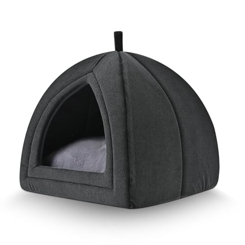 Cat Cave Bed 2 (Grey / S-15"×15"×15")