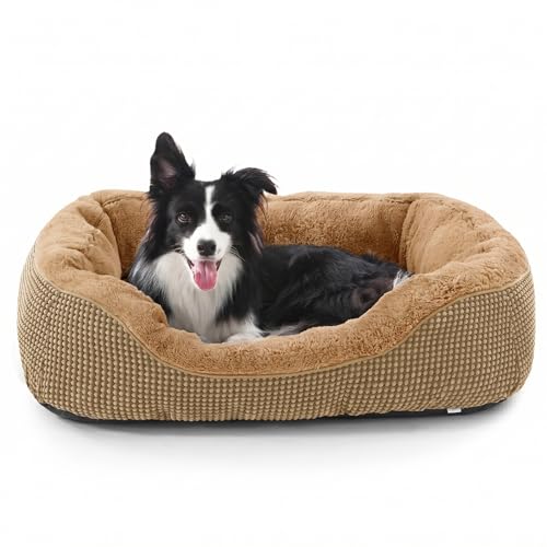 Dog Bed Medium Size (M (30"x24"x9") / Brown)