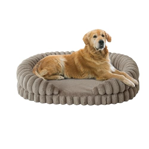 Calming Dog Bed for Extra Large Dogs (Oatmeal / XL)