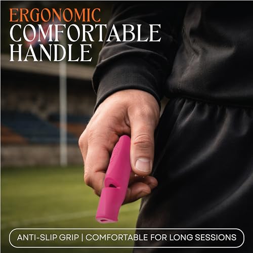 Alpha 211.5 Professional Dog Training Whistle with Enhanced Ergonomic Grip. BPA (Magenta Pink)
