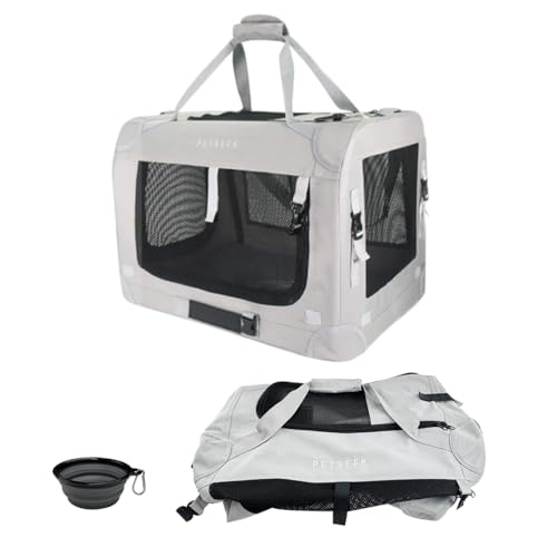 Extra Large Cat Carrier Soft Sided (Grey-2 Cover)