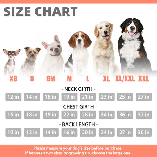 Dog Hoodie for Large Medium Small Dogs (Orange / Small)