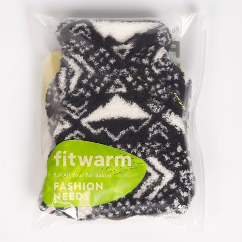 Fuzzy Snowflake Dog Flecce Pajamas (Medium / Snowflake)