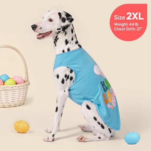 2Pack Easter Dog Shirt (XX-Large (40-55lbs) / 8# Easter)