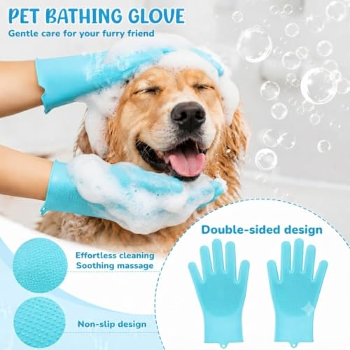 7Pcs Dog Grooming Kit (blue)