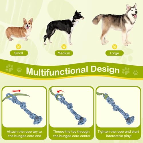 Outdoor Dog Bungee Tug Toy (Large)