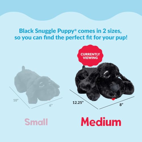 Heartbeat Dog Toy for Puppies (Black / 1 Count (Pack of 1))