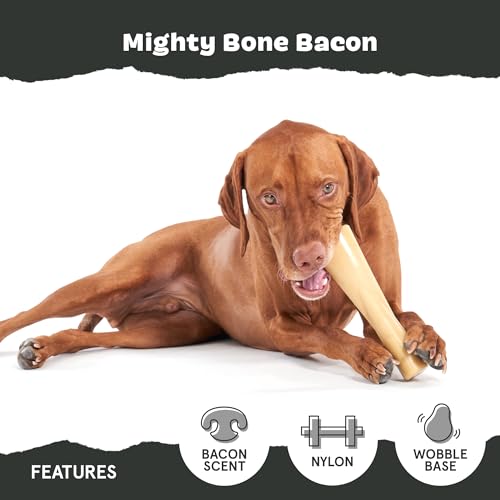 Bacon Bone Super Chewer (Large / Mighty Bone Bacon)