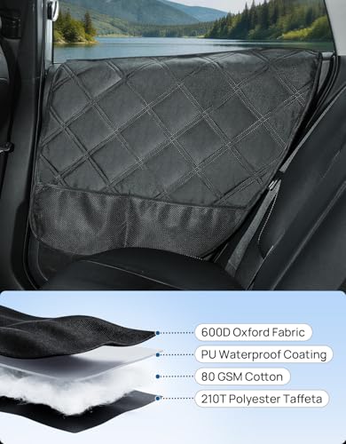 Car Door Protector for Dogs for 2018 (Fit for 2018-2026 Wrangler JL/ Gladiator JT)
