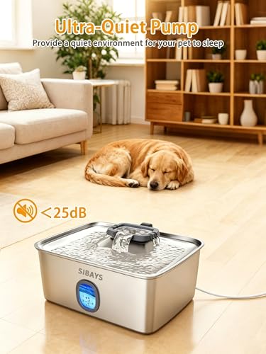 4Gal 15L Large Dog Water Fountain