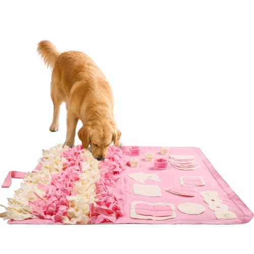 Snuffle Mat for Dogs (Pink / Large 38x38 inch)