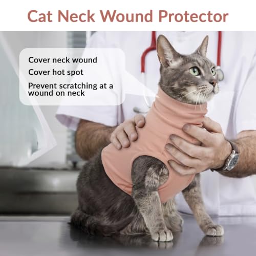 Dog Neck Protector (FleshPink / S(Chest: 16.9"))