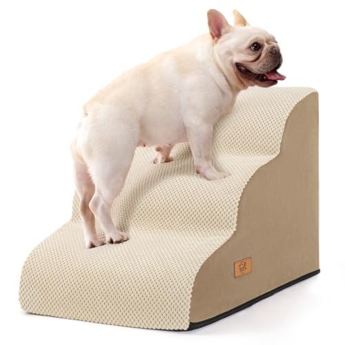 Dog Stairs for Small Dogs and Cats (Khaki)