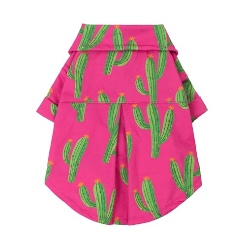 Cactus Hawaiian Dog Shirt (Small / Cactus)