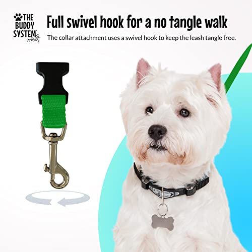 Hands Free Dog Leash (Small Dog System (Large Belt (27"- 50" Waist)) / Green)