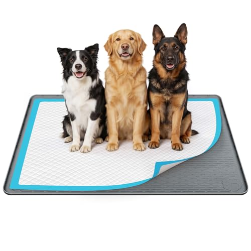 57" x40" Pee Pad Holder for Dogs Puppy Pad Holder Dark Gray (57" x40"Dark Gray)