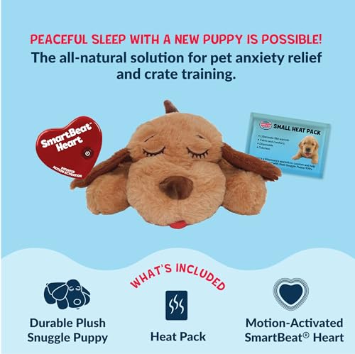 Snuggle Puppy Junior Heartbeat Toy (Biscuit)