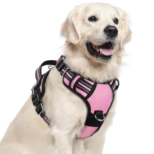 Dog Harness for Large (Light Pink / X-Large)