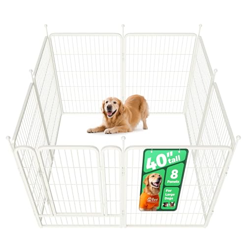 Rollick Dog Playpen (White / 40"H)
