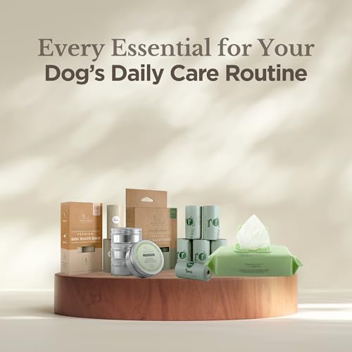 Dog Poop Bags Rolls (Gray / 90 Bags (6 Rolls))